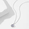 Summer Night Sky Glass Stone Collarbone Necklace Cosmic Planet Pendant Light Luxury Elegant Accessory