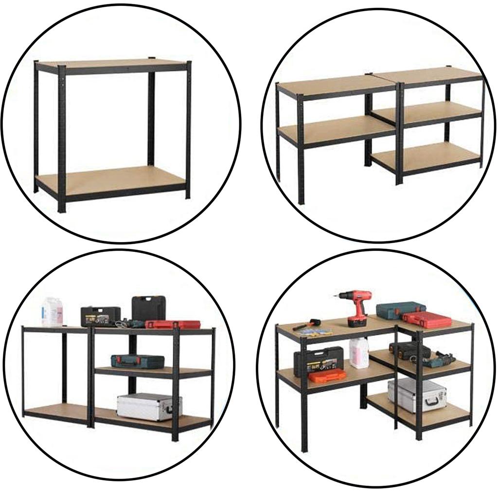 Metal Garage Office Storage Shelf for Basement Garage Office 180x90
