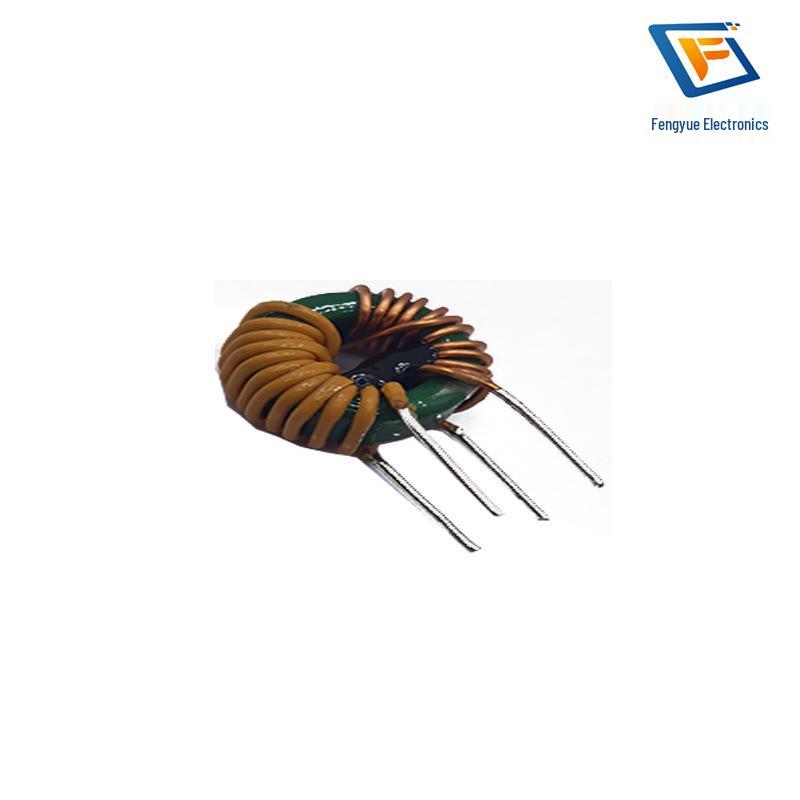 Ferrite Core Inductor Coil: 800UH 11-Turn Bifurcated Common Mode Choke, T10x6x4, 0.55 Enameled Insulated Wire