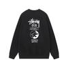 Unisex Oversized Cotton Crewneck Sweatshirt With Letter Dice Print Fall Youth Streetwear