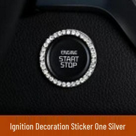 

Universal Diamond Inlay Ignition Button Protector for One-Key Car Start