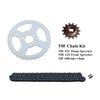 Bicicletă Mini Pocket 49cc Lanț 108 Zale Pinion Spate 54T & Pinion Față T8F 14T Pentru Motocicletă Mini Pocket Kart ATV