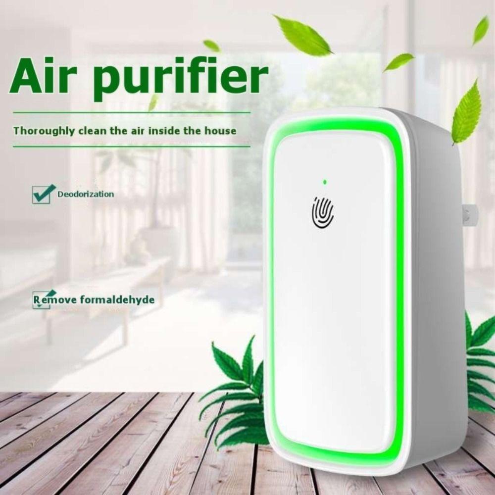 US UK EU Plug Air Cleaner Small Negative Ion Generator Odor Removal Air Ionizer Basement