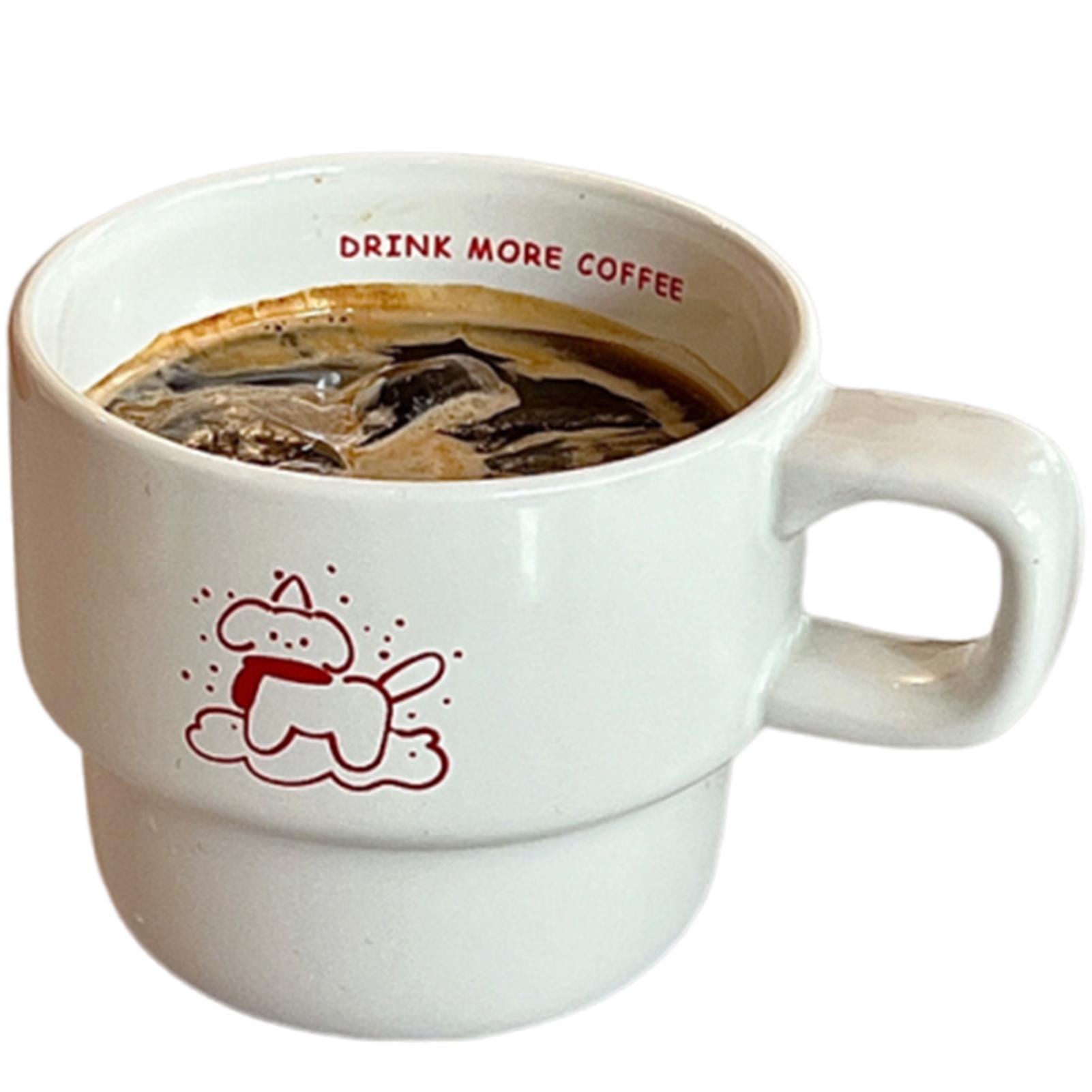 Drink More Coffee Cup Personalized Fashionable Tea Coffee Cup For Home Party As Shown белый