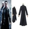 Film Matrix Kostium Cosplay Neo Kurtka Wiatrówka Kostium na Halloween