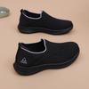 Womens Shoes Spring and Autumn New Men Style Casual Walking Shoes Slip on Soft Sole Mom Shoes Fashionable Sports Shoes