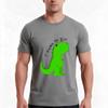 Trying My Best Trex Tshirt Summer Casual Cotton Tee Oversized Streetwear Tops Vintage Graphic Print Loose Fit Short Sleeve