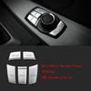 Chrome Gear Shift Panel Front Headlight Switch Engine Start Stop P Shift Button Cover Trim For BMW 2 3 4 Series 3GT F30 F20 F36