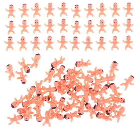 Plastic Babies Set for Baby Shower Games 1 Inch Mini Babies Figurines