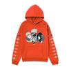 Mens Naruto Anime Hoodie Winter Fleece Lined Oversized Cotton Blend Sweatshirt Teens Casual Streetwear