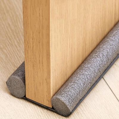 1Pc Rubber and Fabric Door Bottom Plug - Soundproof Sealing Strip, Suitable for Bedroom Door Bottom Sealing