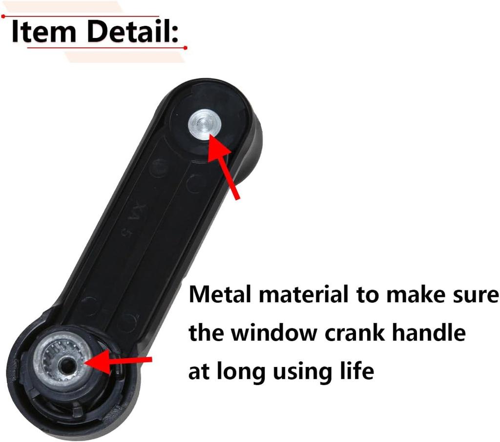 Window Crank Handle For Ford Ranger F150 F250 F350 F450 F550 E150 E250 E350 E450 Excursion Windstar For Mazda B2300 E6DZ5423342A