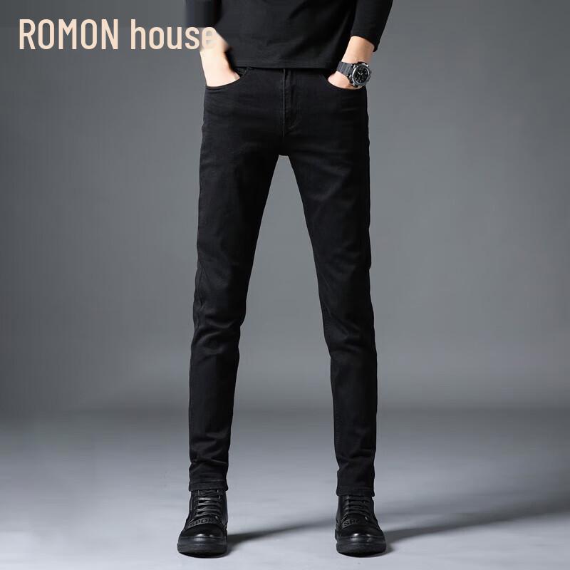 

ROMON Men s Slim Fit Tapered Jeans 38