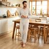 Men's Loose Fit Pajama Set Casual Comfortable Sleepwear for Home Lounging