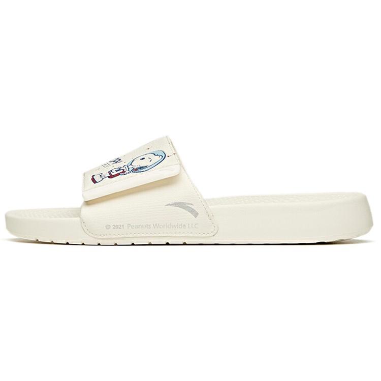 ANTA x Snoopy Life Series Slides White Men s 912126993-3 EU 41