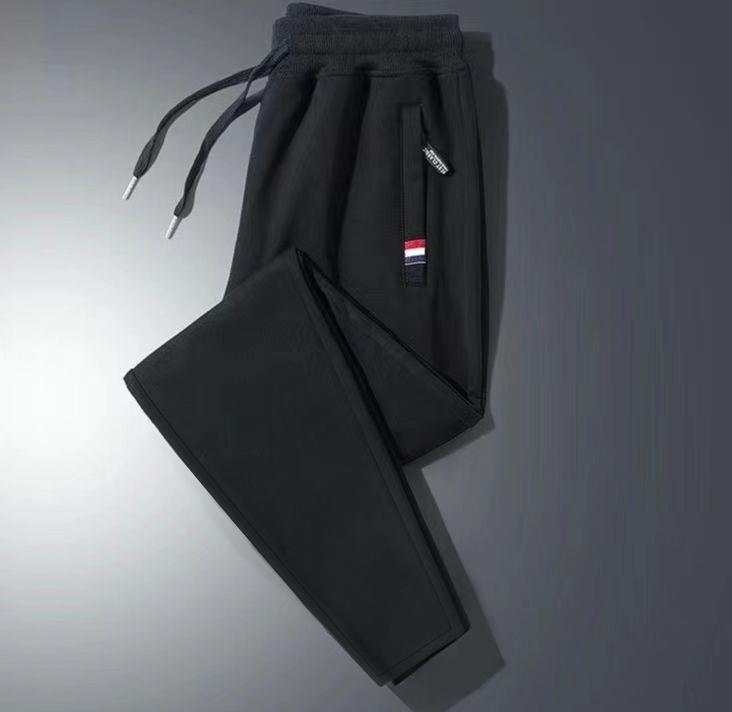 Value Vault Heren Plus Size Veelzijdige Herfst Joggingbroek - Losse Pasvorm, Met Boord, Met Rits Lange Broek 5XL (175-200 lbs)