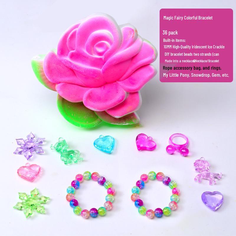 Magic Fairy Ocean Star Treasure Bracelet for Girls - Handmade Archaeological Digging Toy