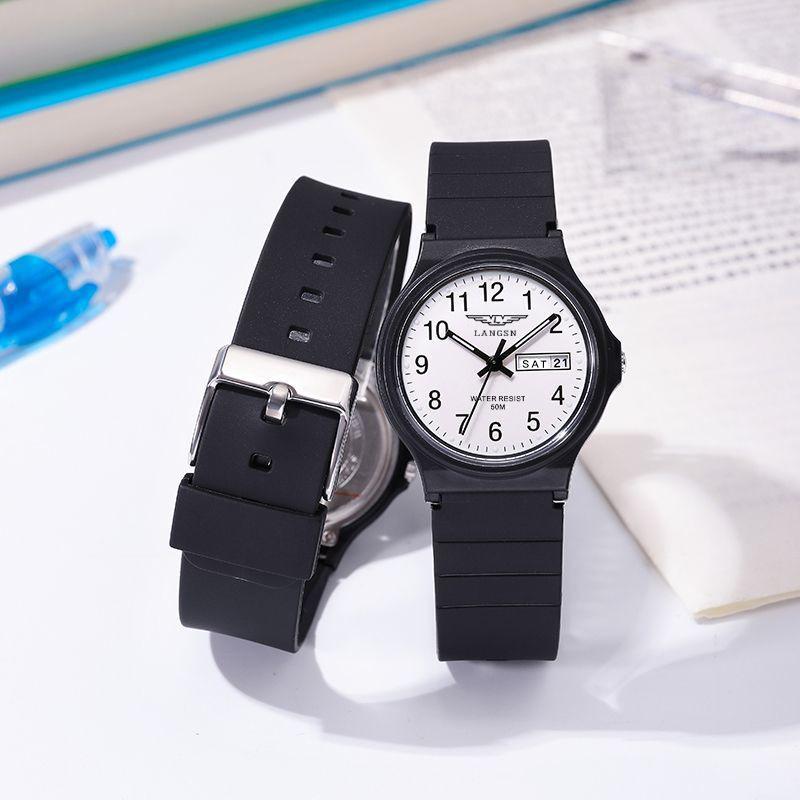 Test Watch Female Straight-A Student Junior High School Junior High School Student Female High Value Fashion Luminous Calendar Quartz Watch