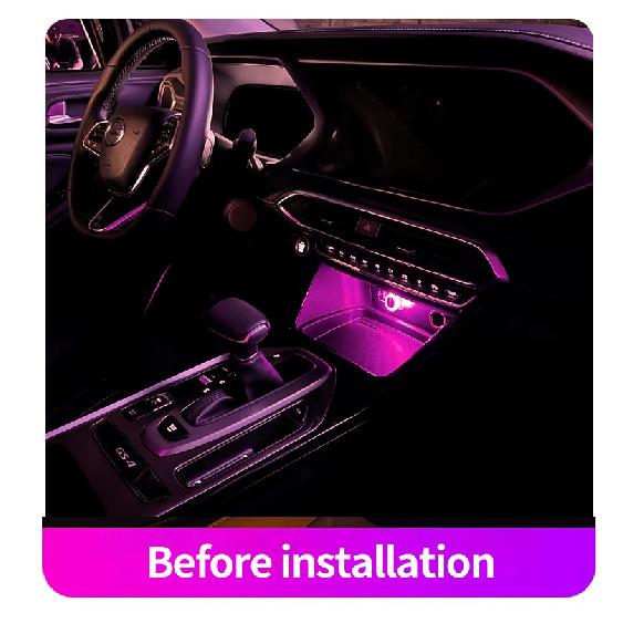 Car USB Ambient Lights Portable Mini LED Atmosphere Lamps Interior Decorative lights for car and Computer, Environment Lighting