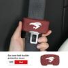 PU Leather Car Seat Belt Buckle Clip Cover Protector Anti-Scratch Case For Toyota GR Sport C-HR Rav4 YARiS supra Corolla Prius J33