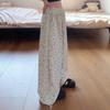 Womens Wide Leg Pants With Star Polka Dot Print Loose Fit Casual Trousers Fall