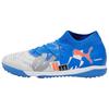 Future 8 Match Comfortable Fashion Versatile TF (Rubber Studs) Fabric Soccer Shoes Unisex Soccer Shoes Blue White 108425-01