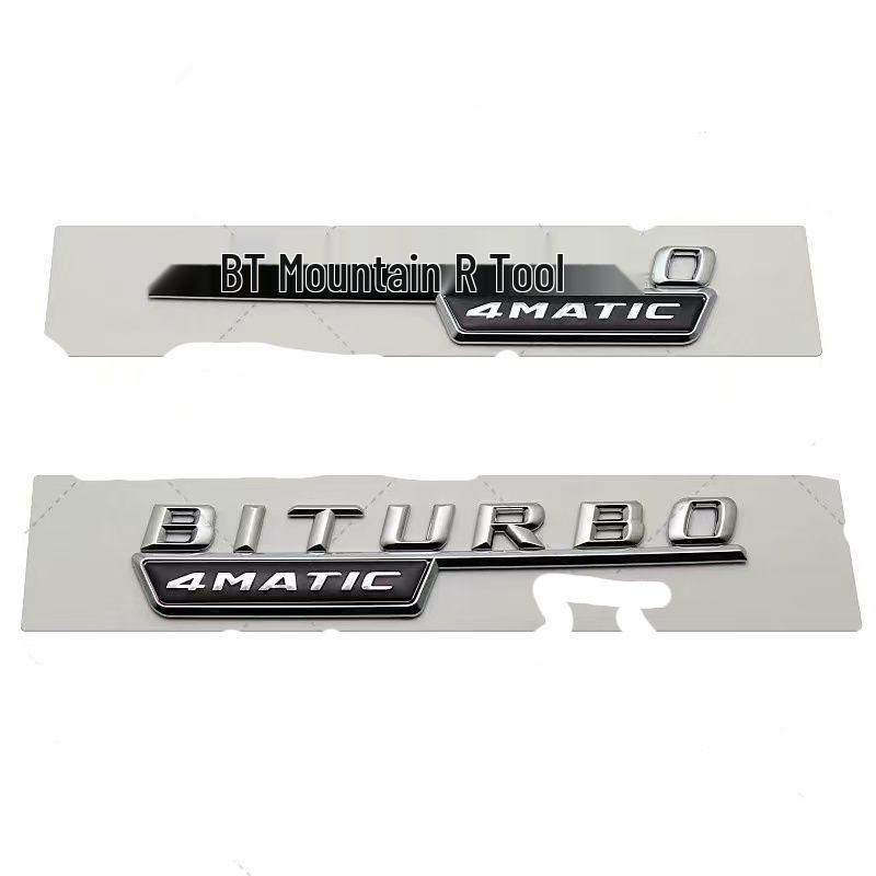 Mercedes AMG 4MATIC+ Biturbo Turbo Fender Emblem