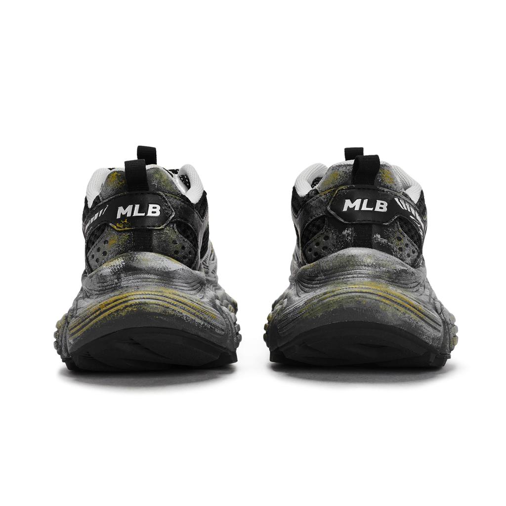 MLB New York Yankees Chunky Sneakers Unisex Low top Black/Gray/Gold/Silver 3ASHWD15N-50BKS(Team80BOX)