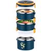 1-4Layer Stainless Steel Bento Box Set Cartoon Child Adult School Office Food Storage Container Outdoor Camping Picnic Lunch Box