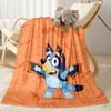 Bluey's Colorful Adventures Blanket Warmthful Decor Suitable for Picnics Seaside Couch All-Season Use Playful Design Gift for Travel Home Birthdays