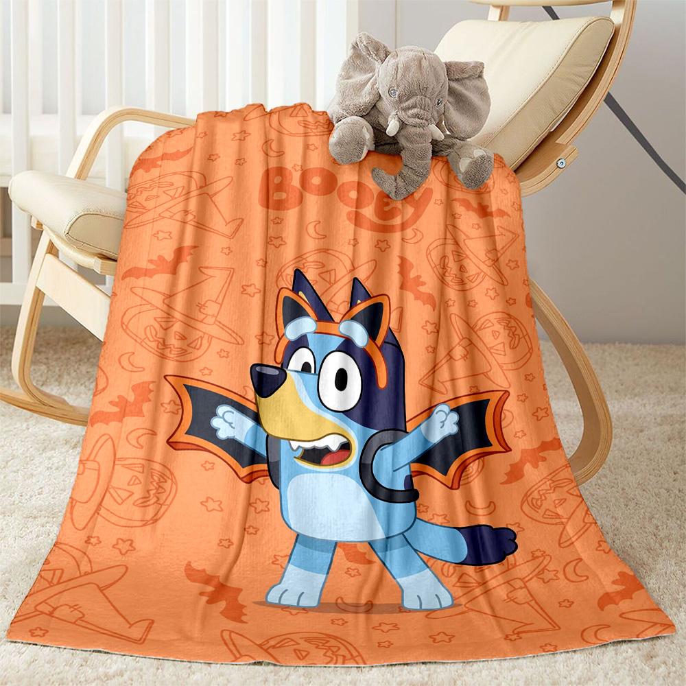 Bluey's Colorful Adventures Blanket Warmthful Decor Suitable for Picnics Seaside Couch All-Season Use Playful Design Gift for Travel Home Birthdays