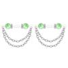1pair Cute Rhinestone Fake Nipple Rings Non Piercing Nipple Cuff For Women Intimate Body Jewelry Accessory Gift