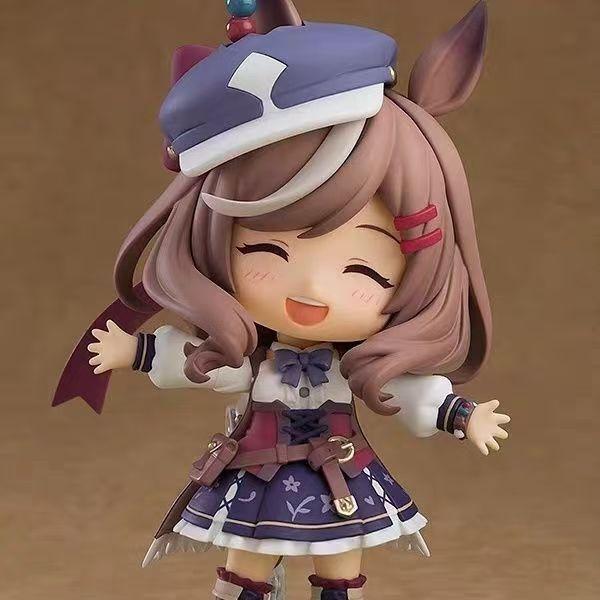 Uma Musume Pvc Figure Model Toy With Interchangeable Faces For Collectors And Fans