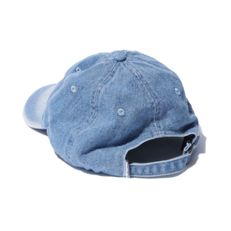 MAGOODGAN Headwear 9302 Chain-Embroidered Light Indigo Denim Ball Cap