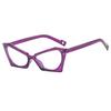 Elegant Anti-Blue Light Glasses Frame: Trendy, Personalized European-American Design with Versatile Flat Lenses.