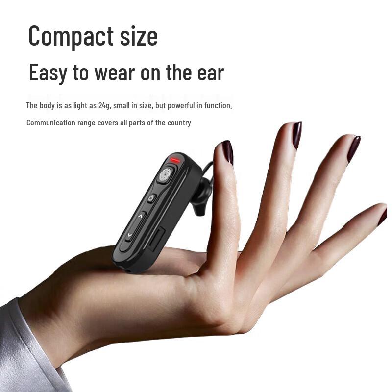 KSUN TFSI V18 Mini Ear-hook Bluetooth Walkie-Talkie (CN Version)