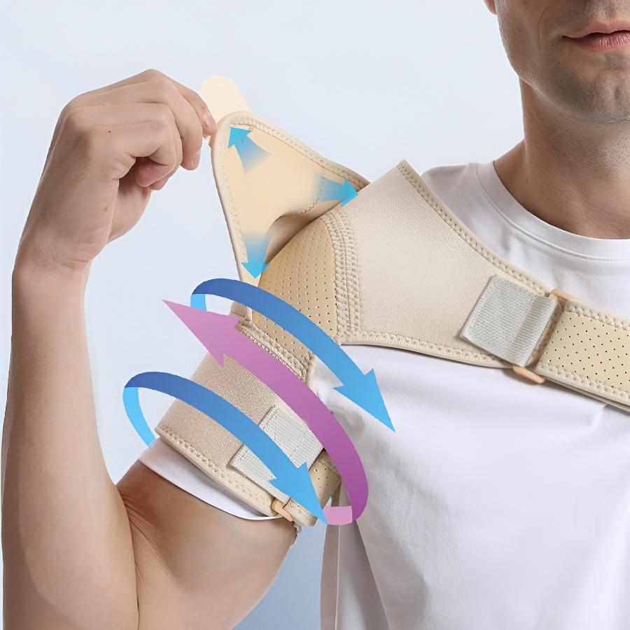 Shoulder Brace For Torn Rotator Cuff | Support&Compression Sleeve Wrap Stability Recovery Fits Left Right Arm,Men&Women