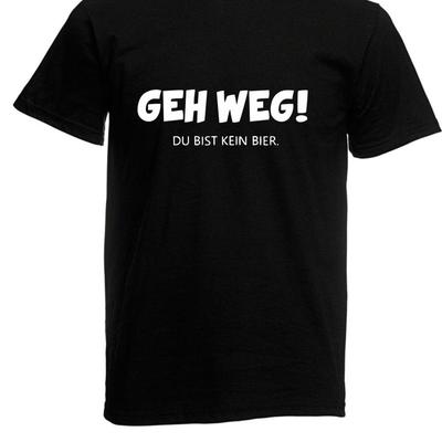 Men's T-Shirt L Go Away! You Are Not a Beer L Size Up To 5XL