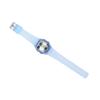 Digital Sports Watch LED Backlight Unisex Multifunctional Waterproofing Fashion Electronic Watch Transparent Blue