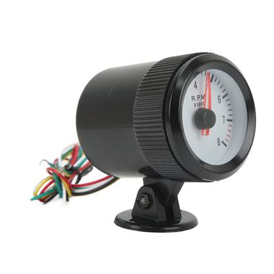 EBTOOLS Tacômetro de 52mm com Luz de Fundo LED para Veículos a Gasolina, 0-8000RPM para 4, 6 e 8 Cilindros