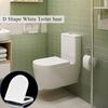 Universal White Toilet Seat Cover Soft Close Quick Install Durable Urea Resin Thick Design