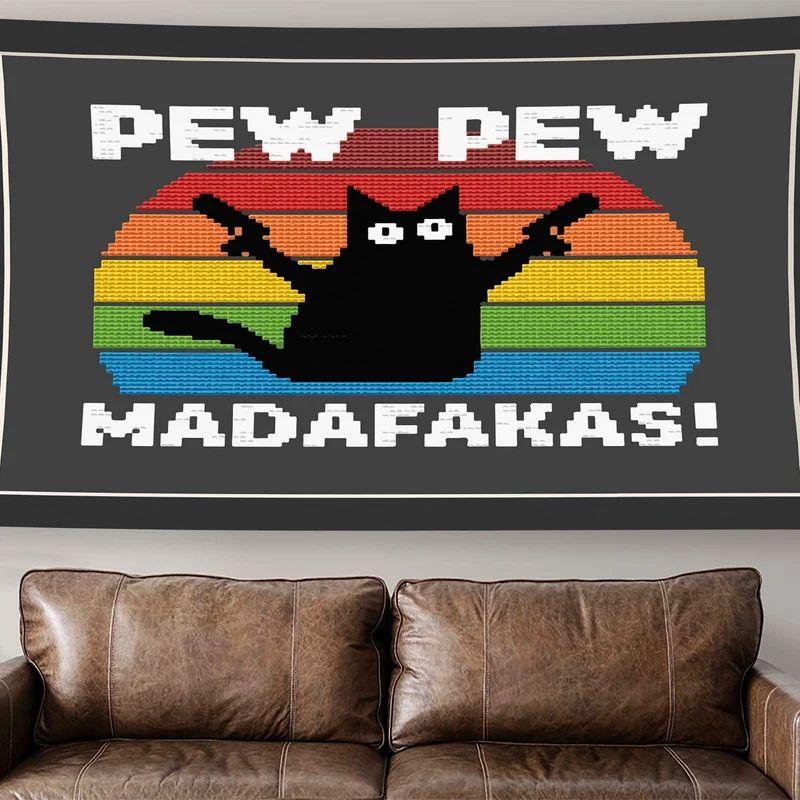 Tapestry Memes Cat Salon for a Mood 75x100