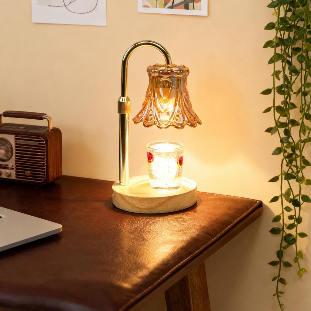 Candle Warmer Lamp,Electric Candle Warmer With Timer & Dimmer,Mom Christmas Birthday Gifts For Women, House Warming Gifts New Home Bedroom Decor