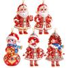 Shining Goat Hanging Ornament Set Acrylic Christmas Tree Ornament New Keychain  Holiday Party Decor