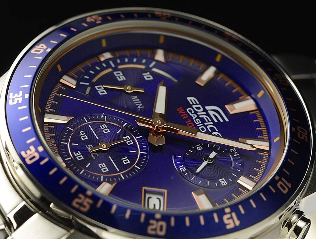 Casio Edifice EFV-540D-2AVUDF Men's Watch, 100m Water Resistant, Chronograph [Parallel Import]