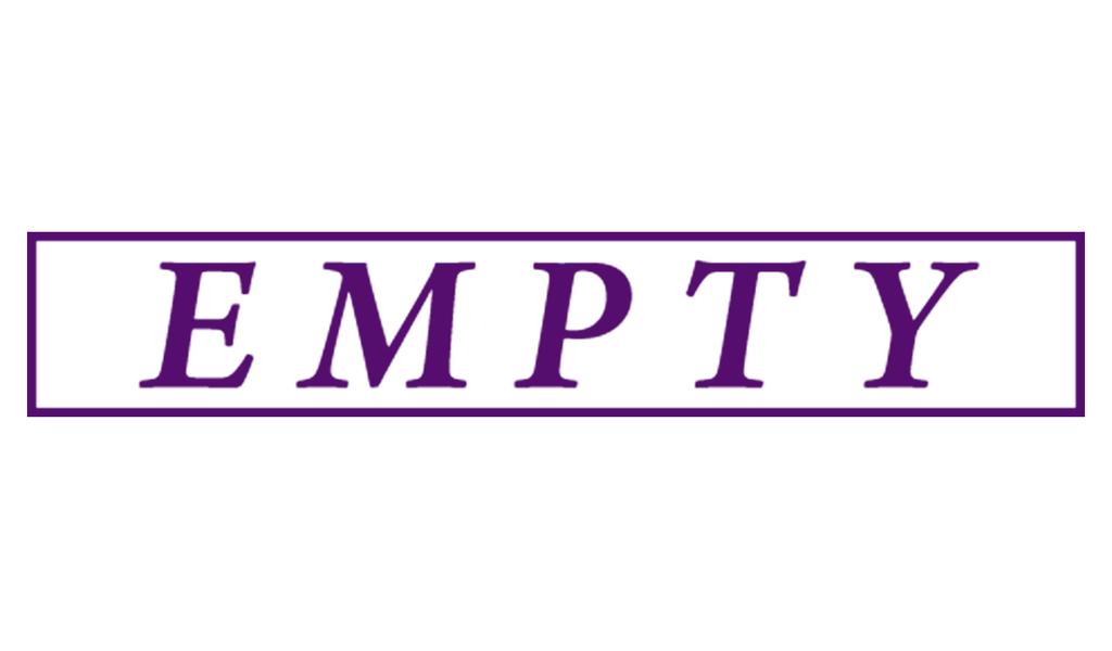 Printtoo Empty Self Inking Rubber Stamp Pre-Inked Office Stamp- Home Office Business Stationery, Black- 42 X 9