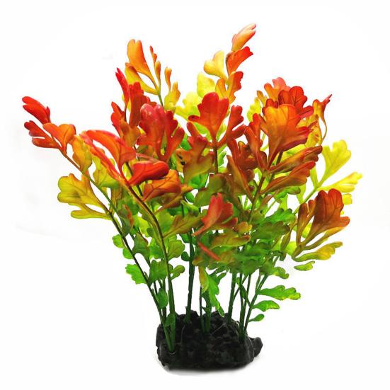 Cutie Reptile Monstera Simulat Frunze Solubile Acvariu Plante de Apă Ornamente