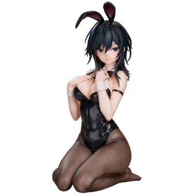 17CM Yokoyama Ishimi Anime Figure Black Bunny Kneeling Action Figure PVC Collectible Doll Model Toy Christmas Festival Gift