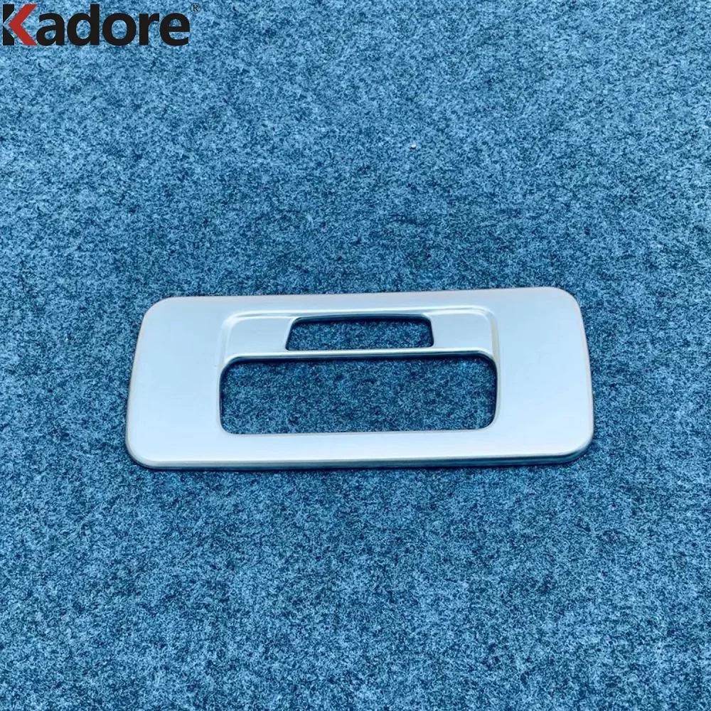 For Honda Civic Sedan   2024 Carbon Fiber Car Front Rear Roof Reading Light Lamp Cover Trim Interior Accessories Rear -ABS Matte