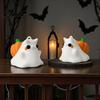 Halloween Feest Tafelblad Benodigdheden Geest Slak Ornament met Pompoen Decor 3D Geprint Unieke Kamer Accent Schattig Beeldje Creatief Beeldje voor